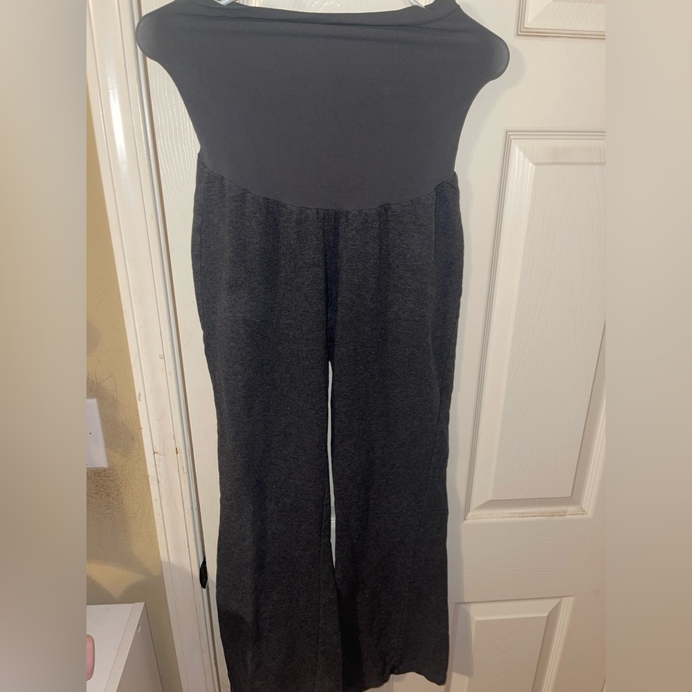 A Pea in the Pod Black Wide Leg Pants